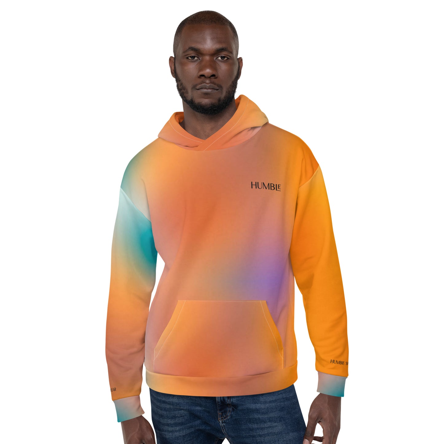 Humble Sportswear, all over print hoodies for men, men’s gradients hoodies 