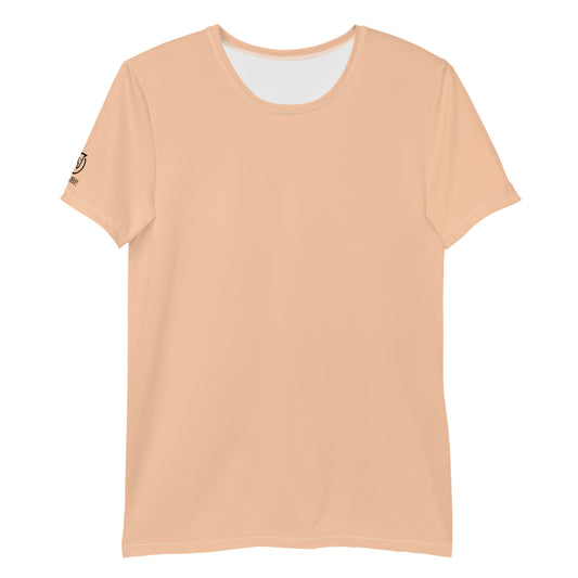 Humble Sportswear™ Men's Peach MaxDri T-Shirt Mireille Fine Art