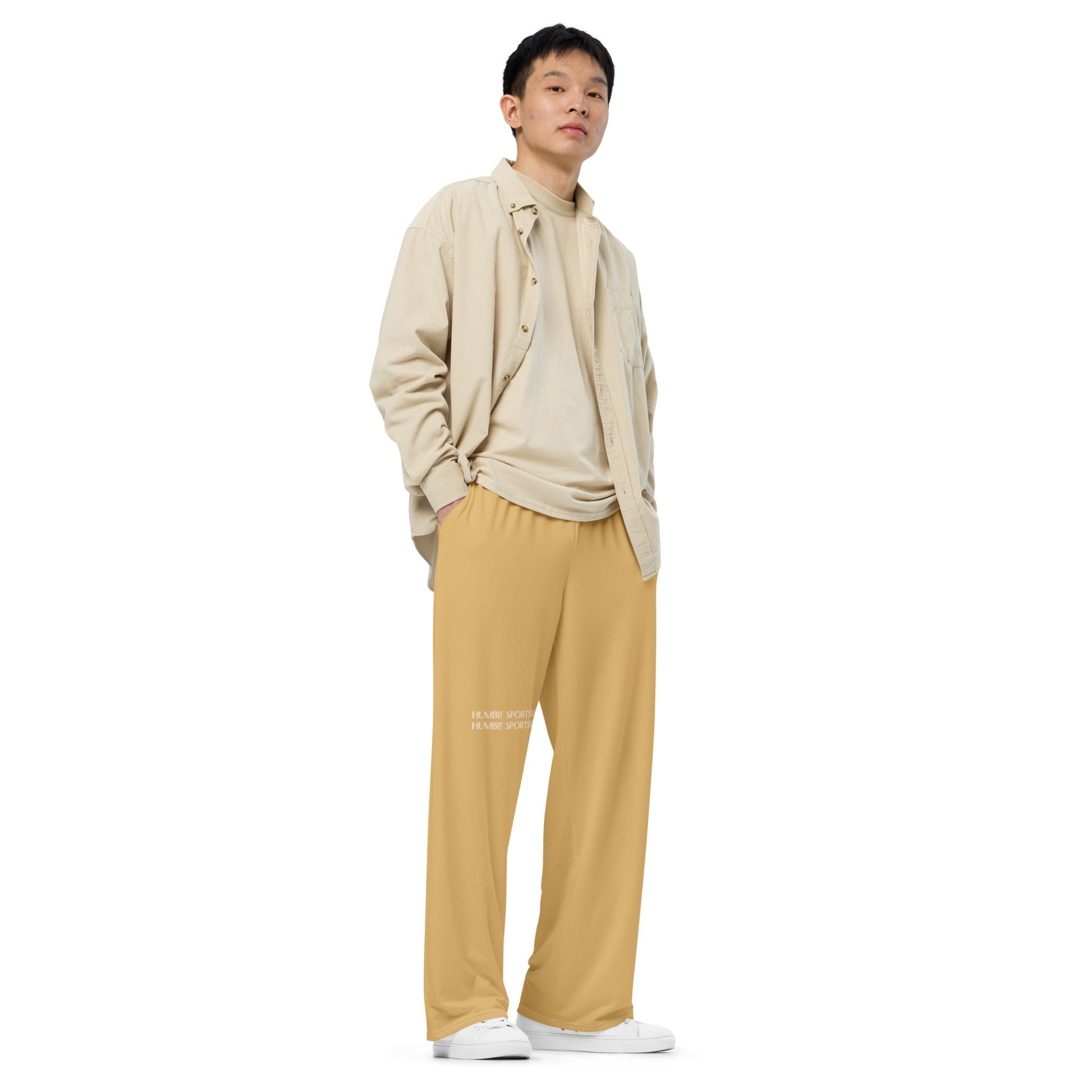 Humble Sportswear, men's color match activewear lounge pants, wide leg men's 