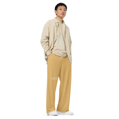 Humble Sportswear, men's color match activewear lounge pants, wide leg men's 