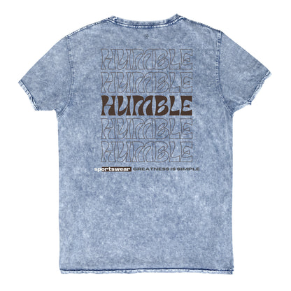 Humble Sportswear, men's activewear denim t-shirt, men's casual t-shirts 