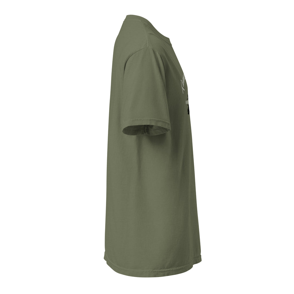 Heavyweight garment dyed runner's t-shirt with 100% cotton, Humble Sportswear men's t-shirts