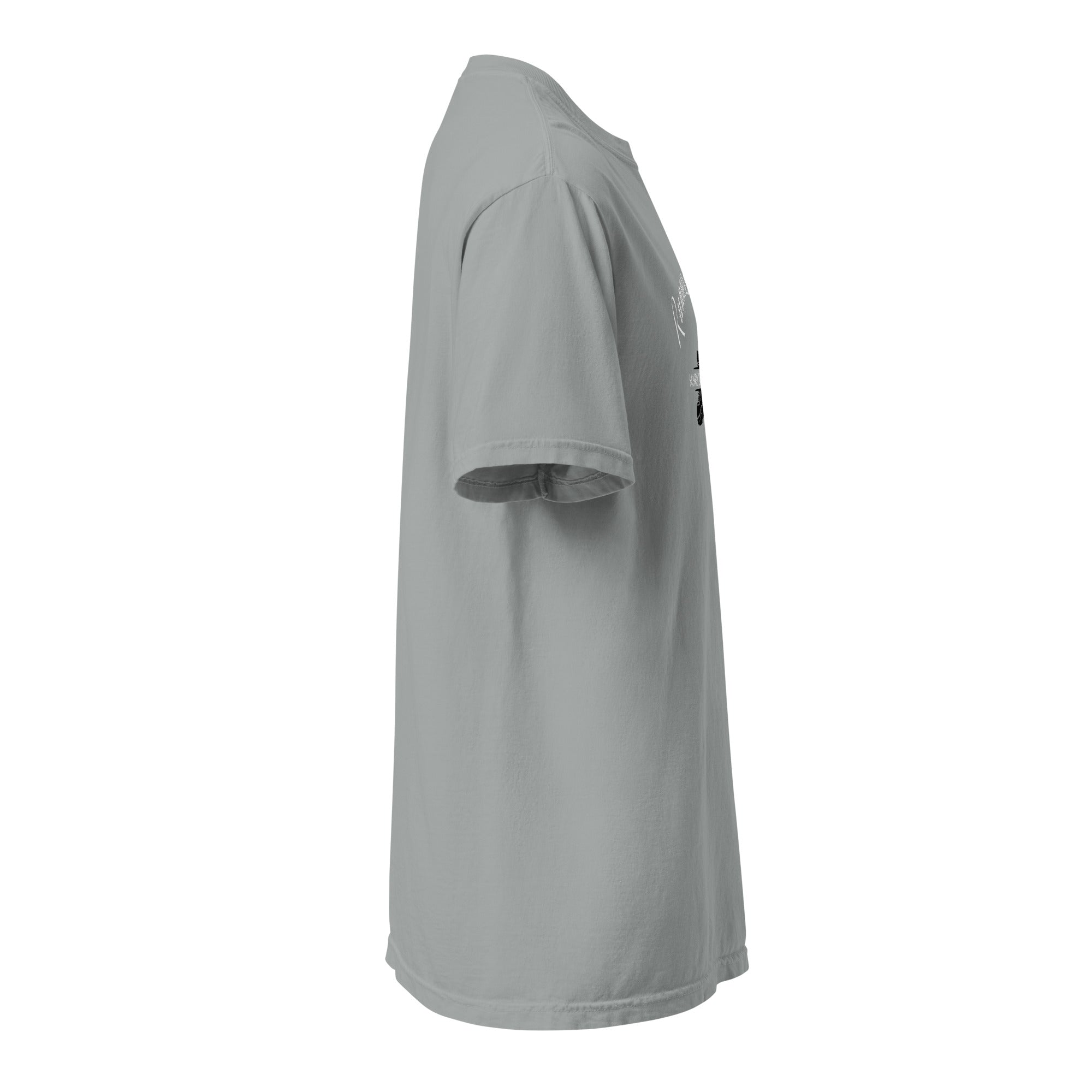 Heavyweight garment dyed runner's t-shirt with 100% cotton, Humble Sportswear men's t-shirts