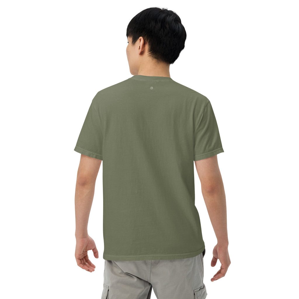 Heavyweight garment dyed runner's t-shirt with 100% cotton, Humble Sportswear men's t-shirts