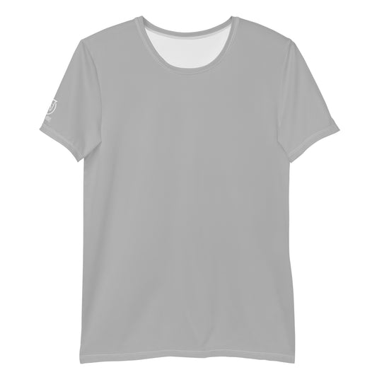 Humble Sportswear, men's Color Match grey moisture management activewear mesh t-shirt