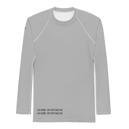 Humble Sportswear™ Men's Silver Rash Guard - Mireille Fine Art