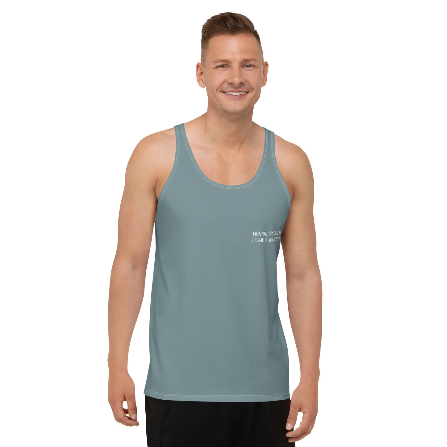 Humble Sportswear, men's color match activewear tank tops, men's gym workout tank tops