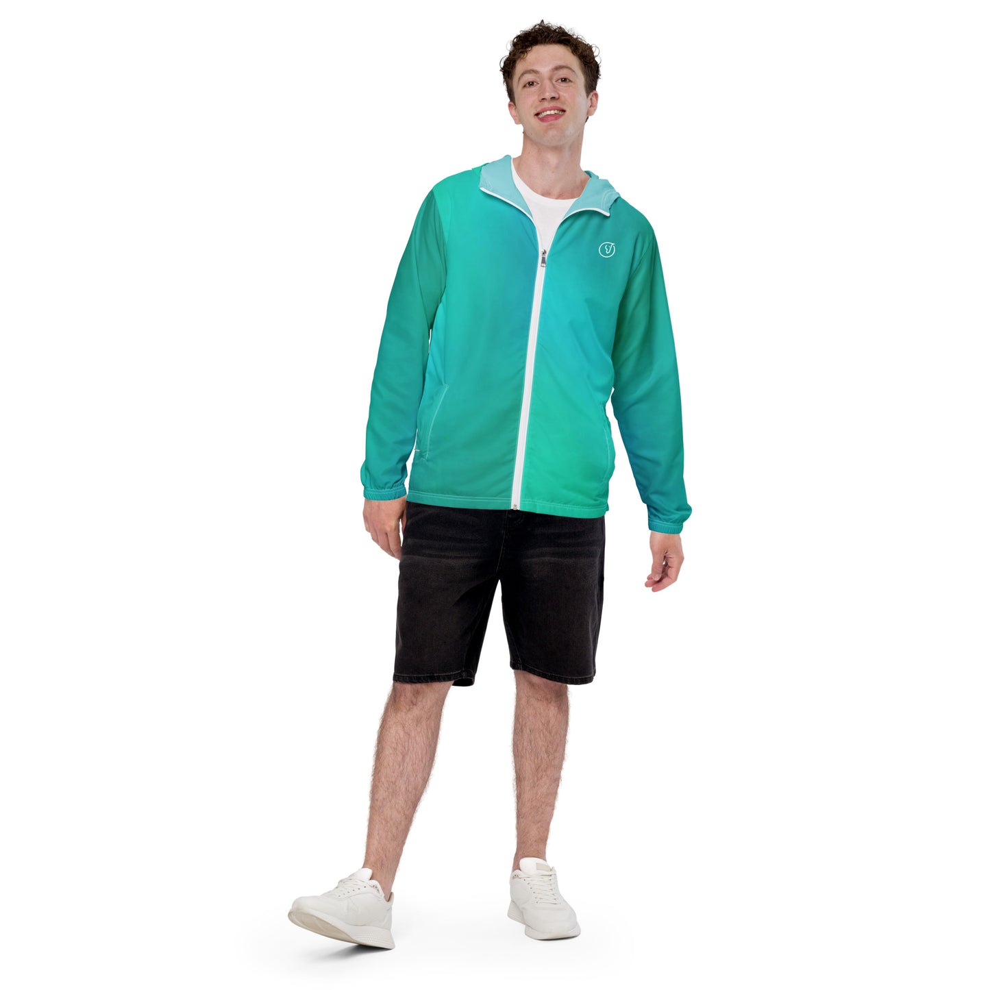 Humble Sportswear, men’s gradient lightweight windbreaker jacket