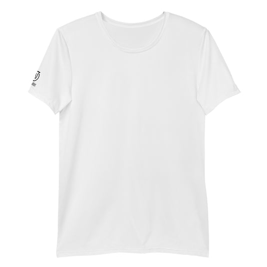 Humble Sportswear, men's mesh athletic t-shirts with moisture control, white gym shirts for men