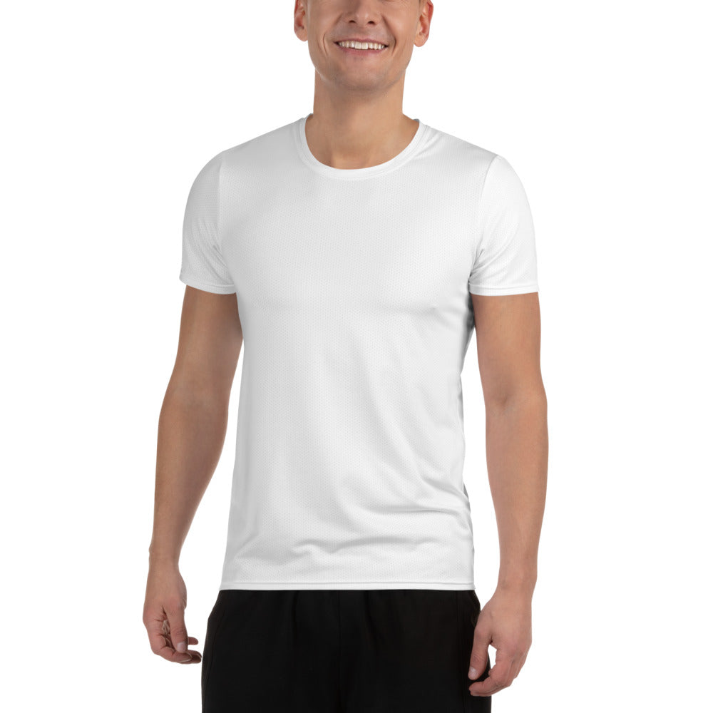 Humble Sportswear, men's mesh athletic t-shirts with moisture control, white gym shirts for men