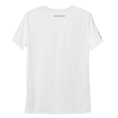 Humble Sportswear, men's mesh athletic t-shirts with moisture control, white gym shirts for men