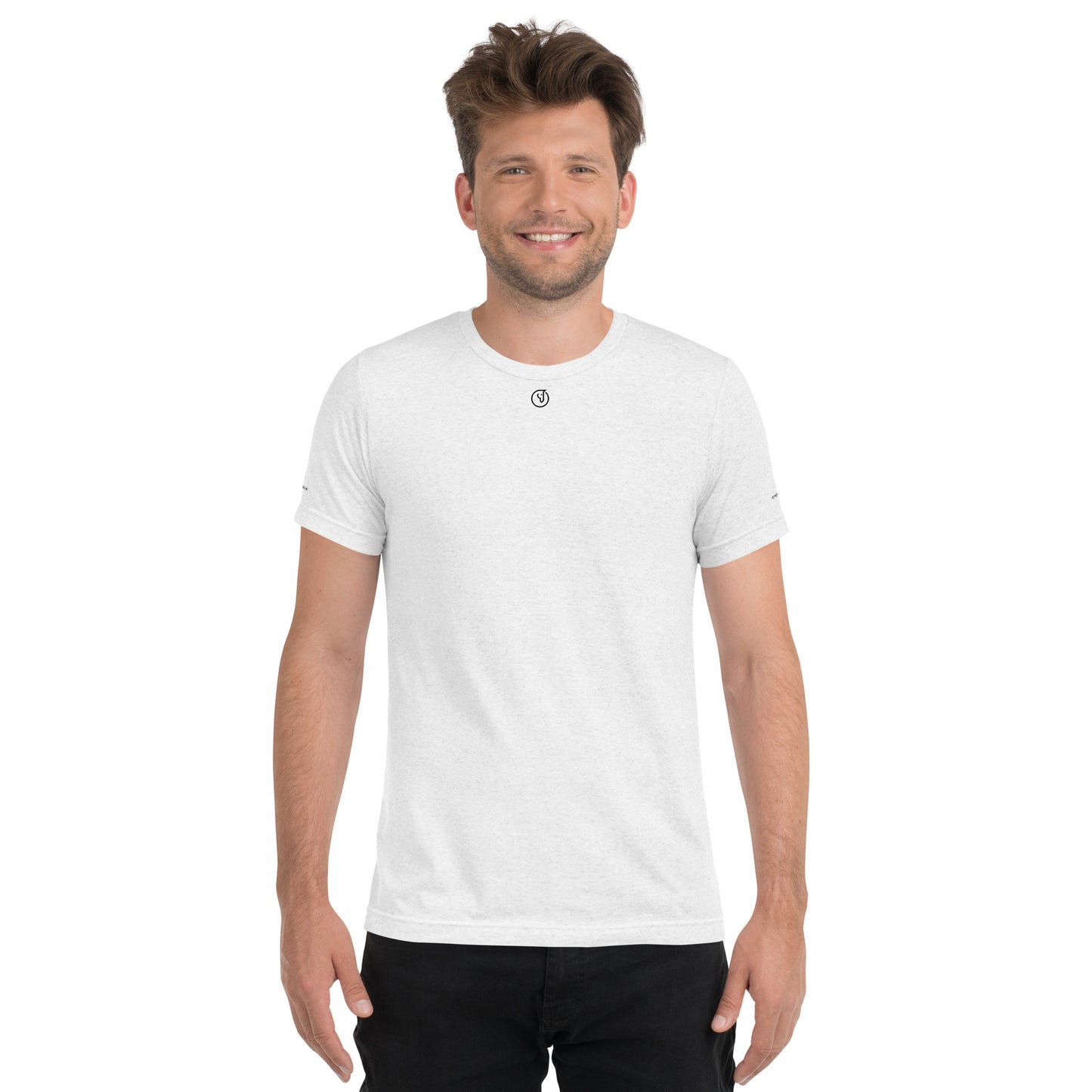 Humble Sportswear, men's white tri-blend active and casual wear t-shirts 