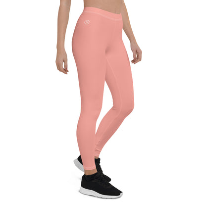 Humble Sportswear, women’s color match leggings, women’s pastel pink leggings, women’s leggings, women’s spandex leggings 