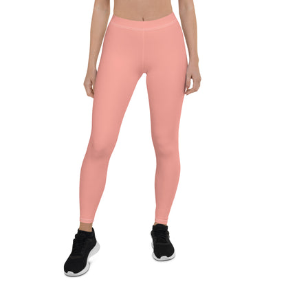 Humble Sportswear, women’s color match leggings, women’s pastel pink leggings, women’s leggings, women’s spandex leggings 