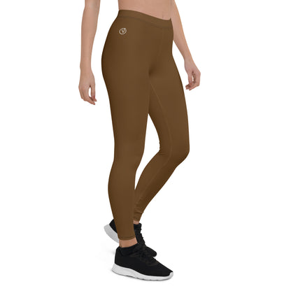 Humble Sportswear, women’s color match leggings, women’s leggings, women’s brown leggings, spandex leggings