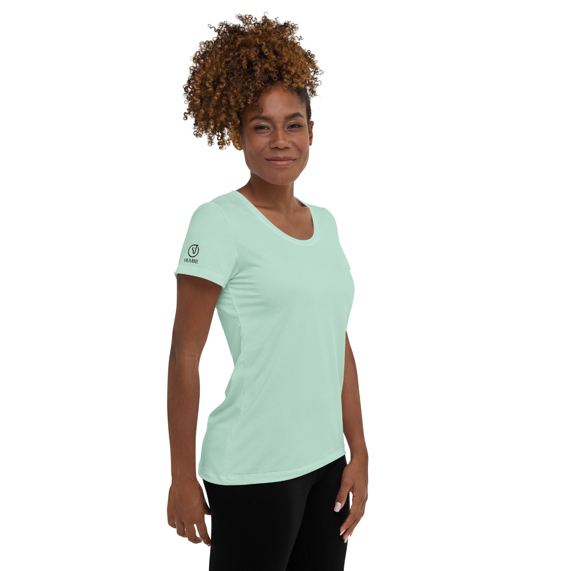 Humble Sportswear, women’s color match tops, workout tops, athletic shirts for women