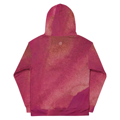 Humble Sportswear™ Women's Arrow Pink Fleece Hoodie - Mireille Fine Art