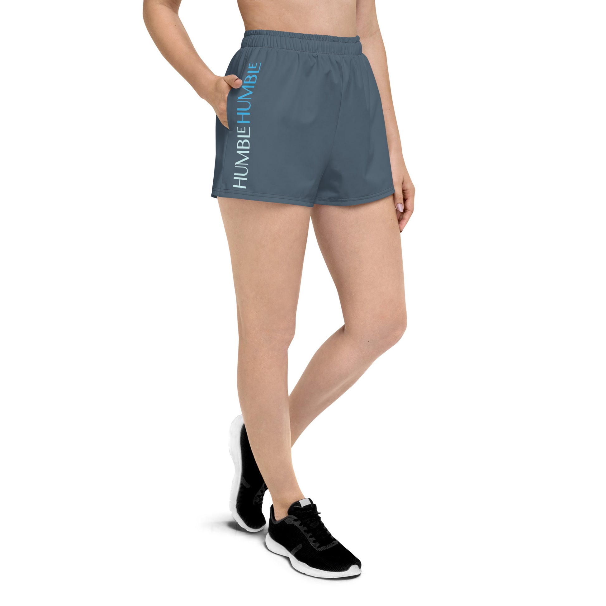 Humble Sportswear, women's eco-friendly shorts, women’s color match shorts, running shorts for women 