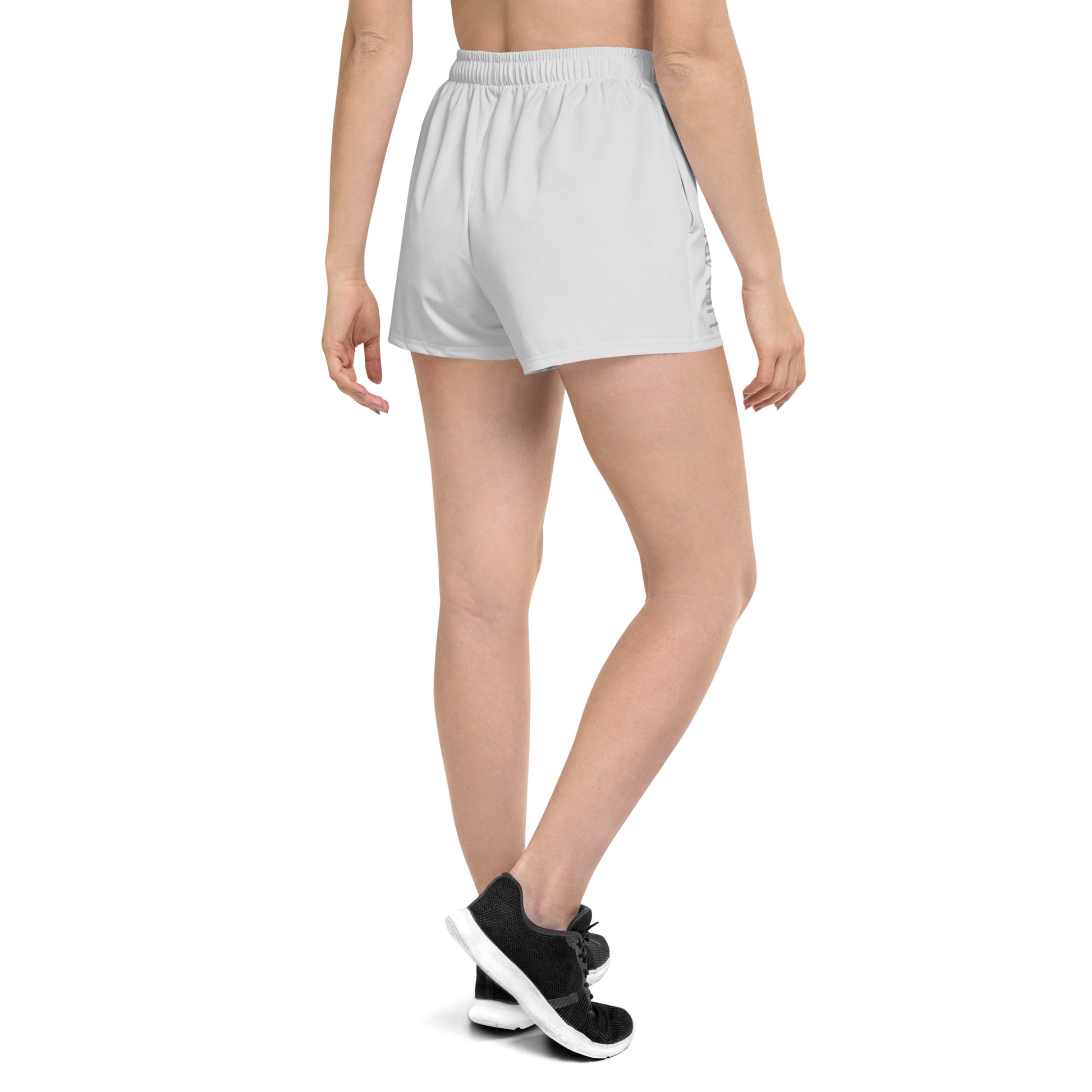 Humble Sportswear, women color match shorts, women’s running shorts, women’s recycled workout shorts 