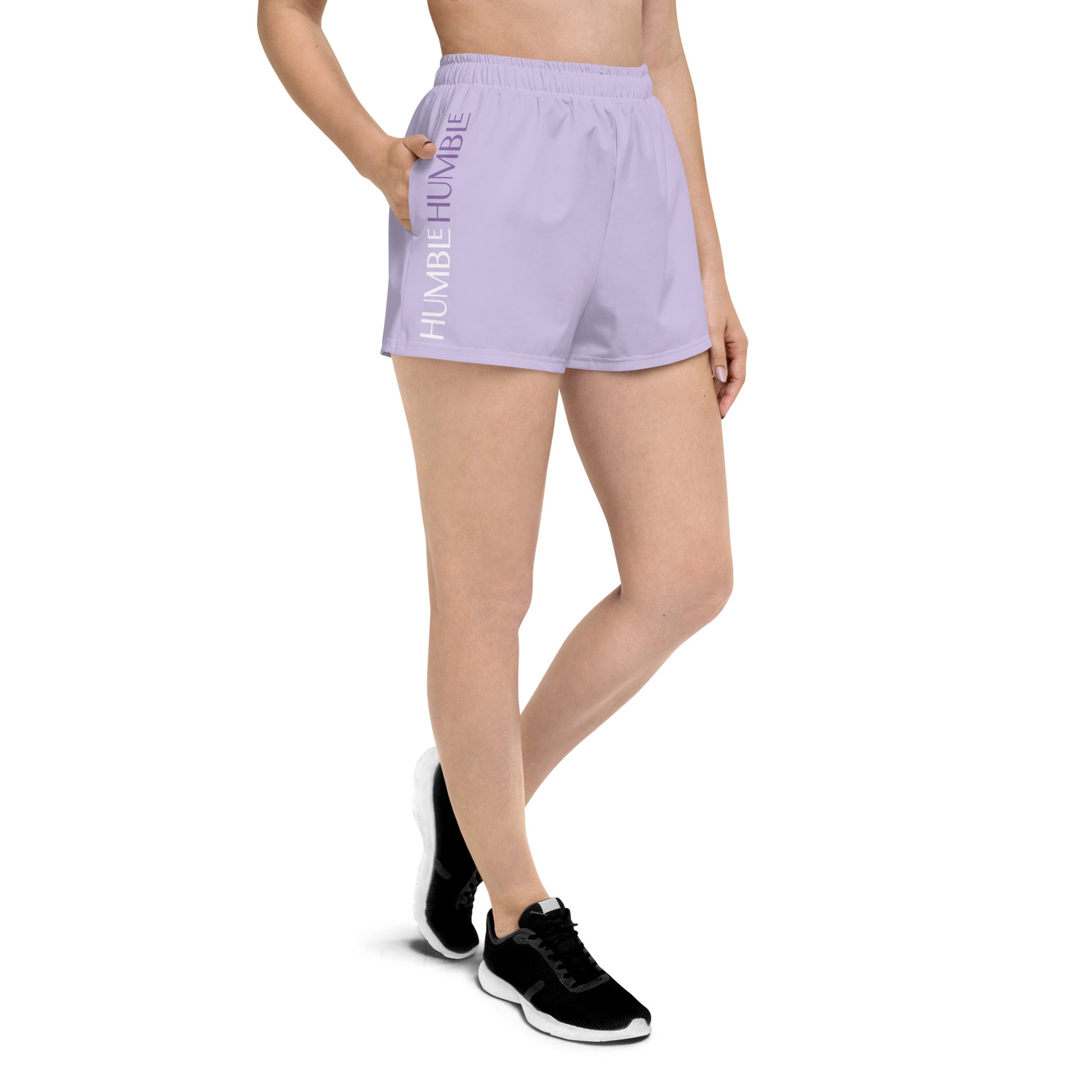 Humble Sportswear, women’s color match shorts, athletic shorts