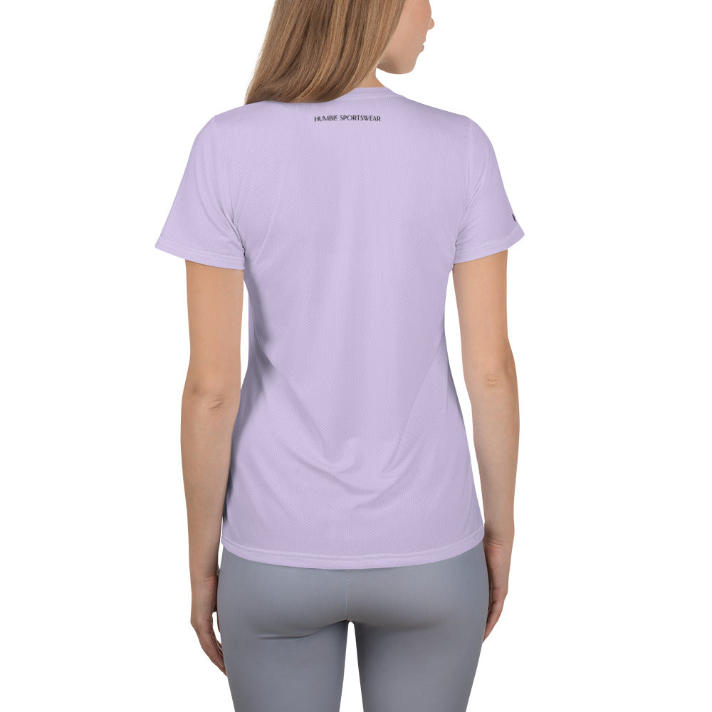 Humble Sportswear™ Women’s Lilac MaxDri T-Shirt Mireille Fine Art