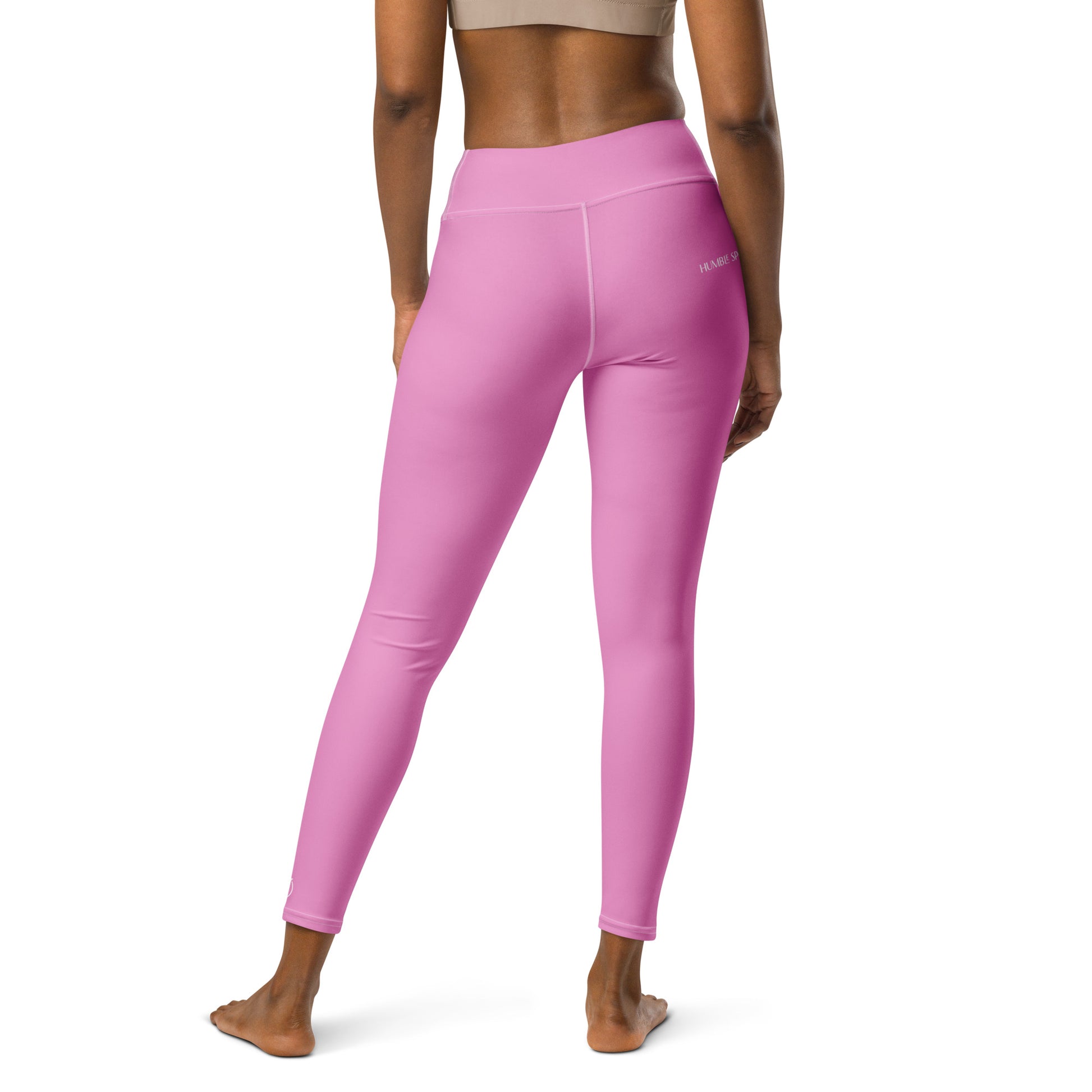 Humble Sportswear, women’s color match leggings, women’s active leggings, women’s pink leggings, high waisted leggings, yoga leggings 