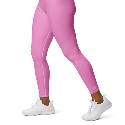 Humble Sportswear, women’s color match leggings, women’s active leggings, women’s pink leggings, high waisted leggings, yoga leggings 