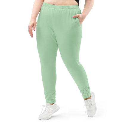 Humble Sportswear™ Women's Mint Green Fleece Joggers - Mireille Fine Art
