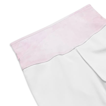 Humble Sportswear™ Women's Pink Abstract Active Shorts with butt-lifting cut