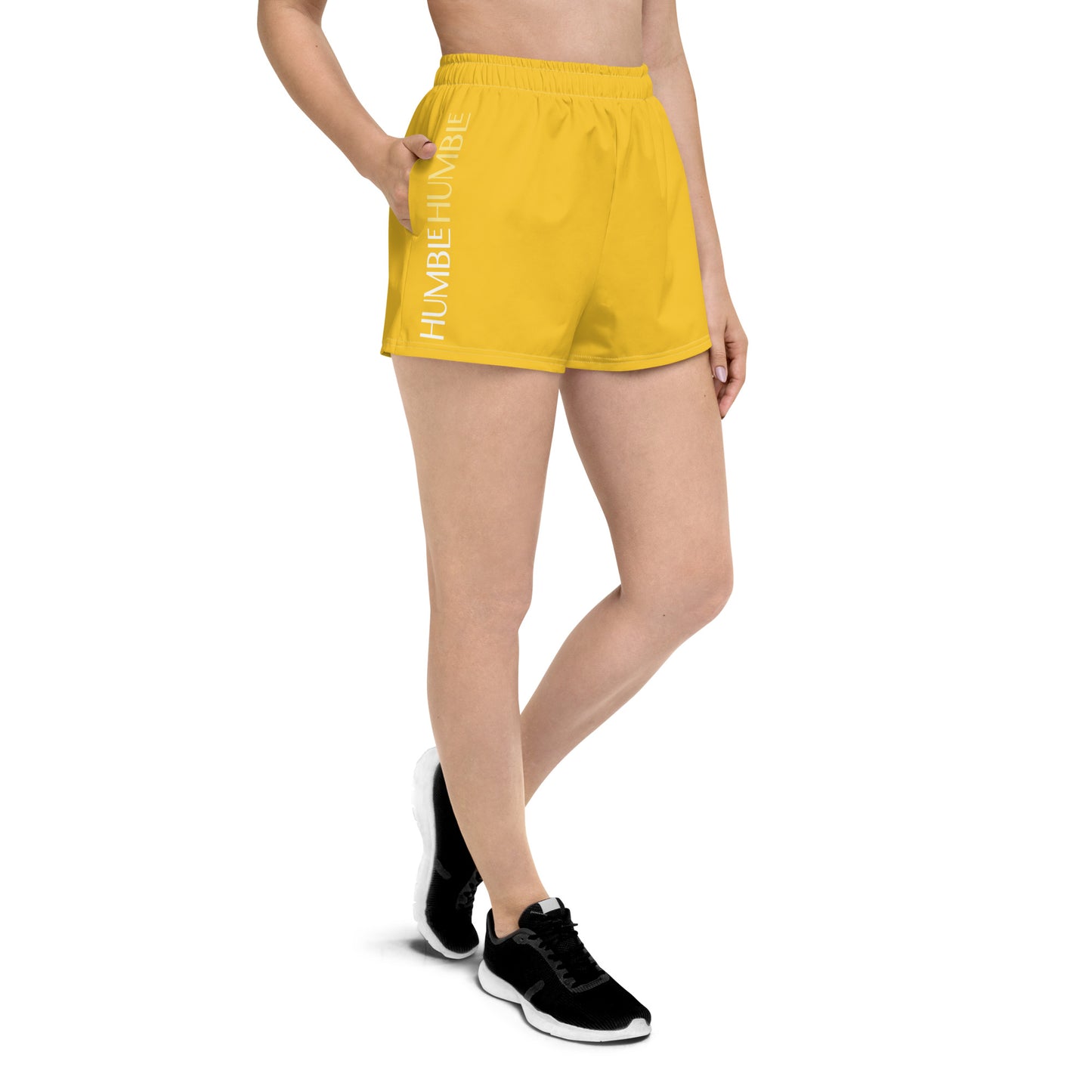 Humble Sportswear, women’s color match shorts, women’s bottoms, eco-friendly active shorts