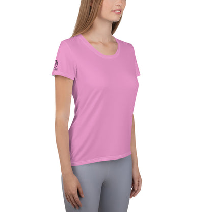 Humble Sportswear, women’s color match t-shirts, women’s activewear tops, pink t-shirts