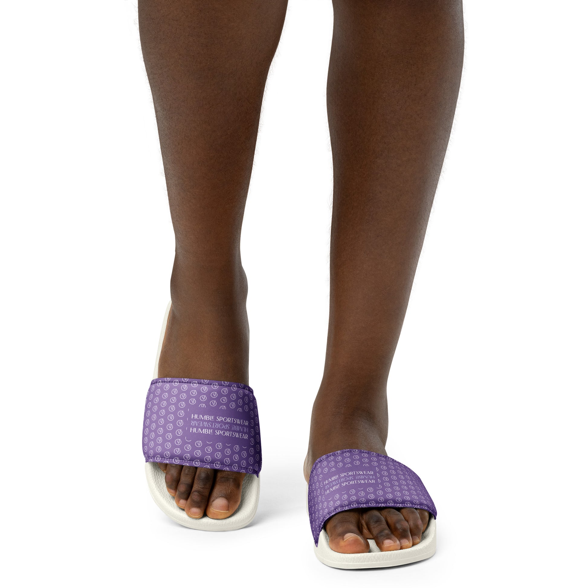 Humble Sportswear, women's casual daily wear slip on slides sandals purple