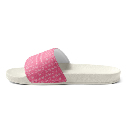 Humble sportswear, women's color match casual pink slides sandals 