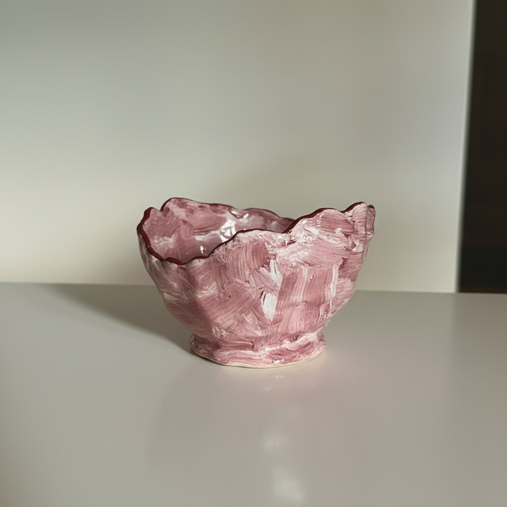 Handmade Decorative Ceramic Trinket Bowl