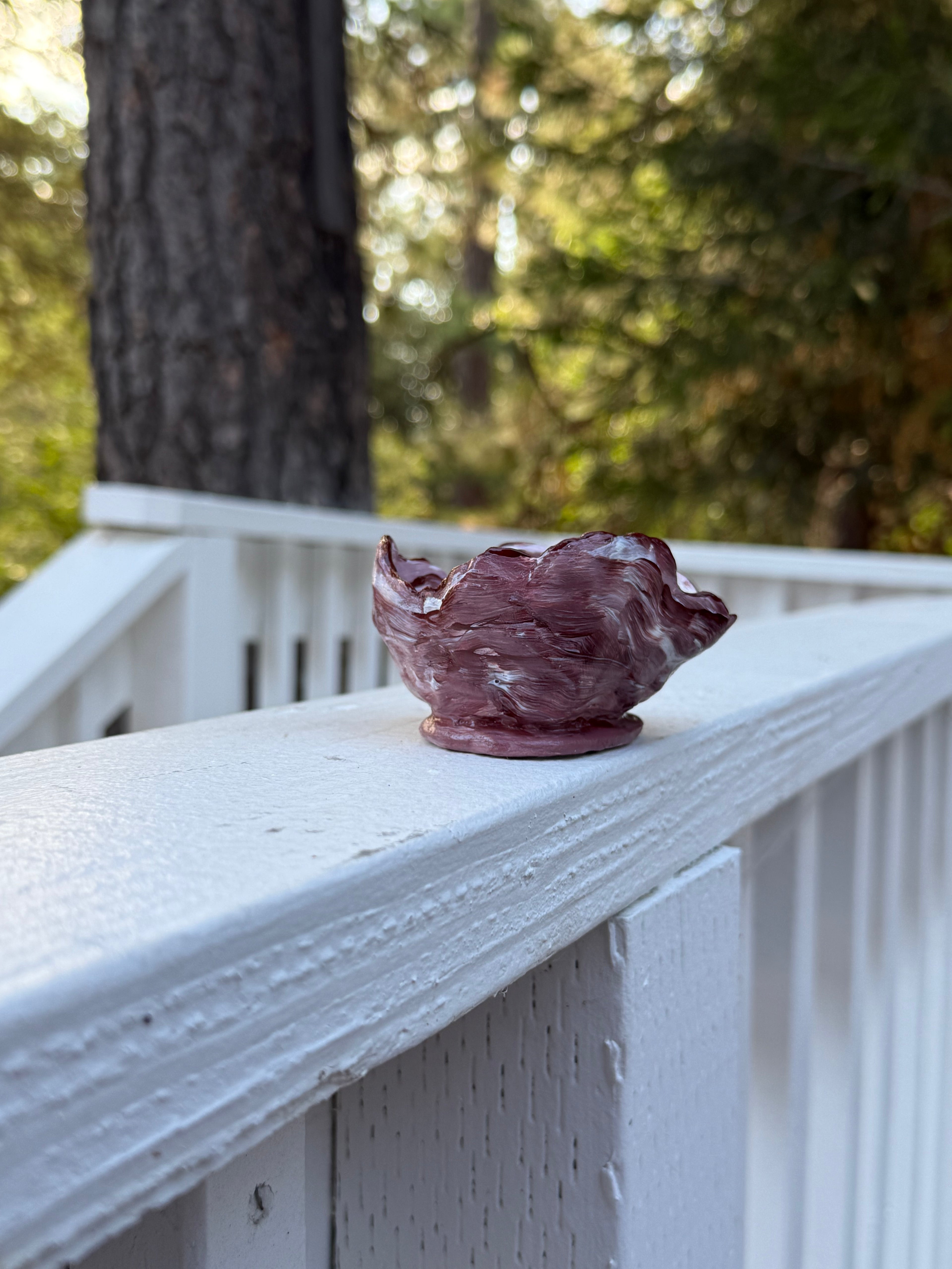 Handmade Decorative Ceramic Trinket Bowl