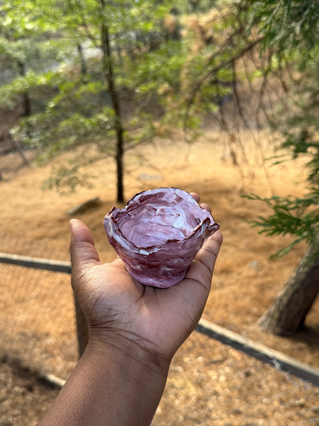 Handmade Decorative Ceramic Trinket Bowl