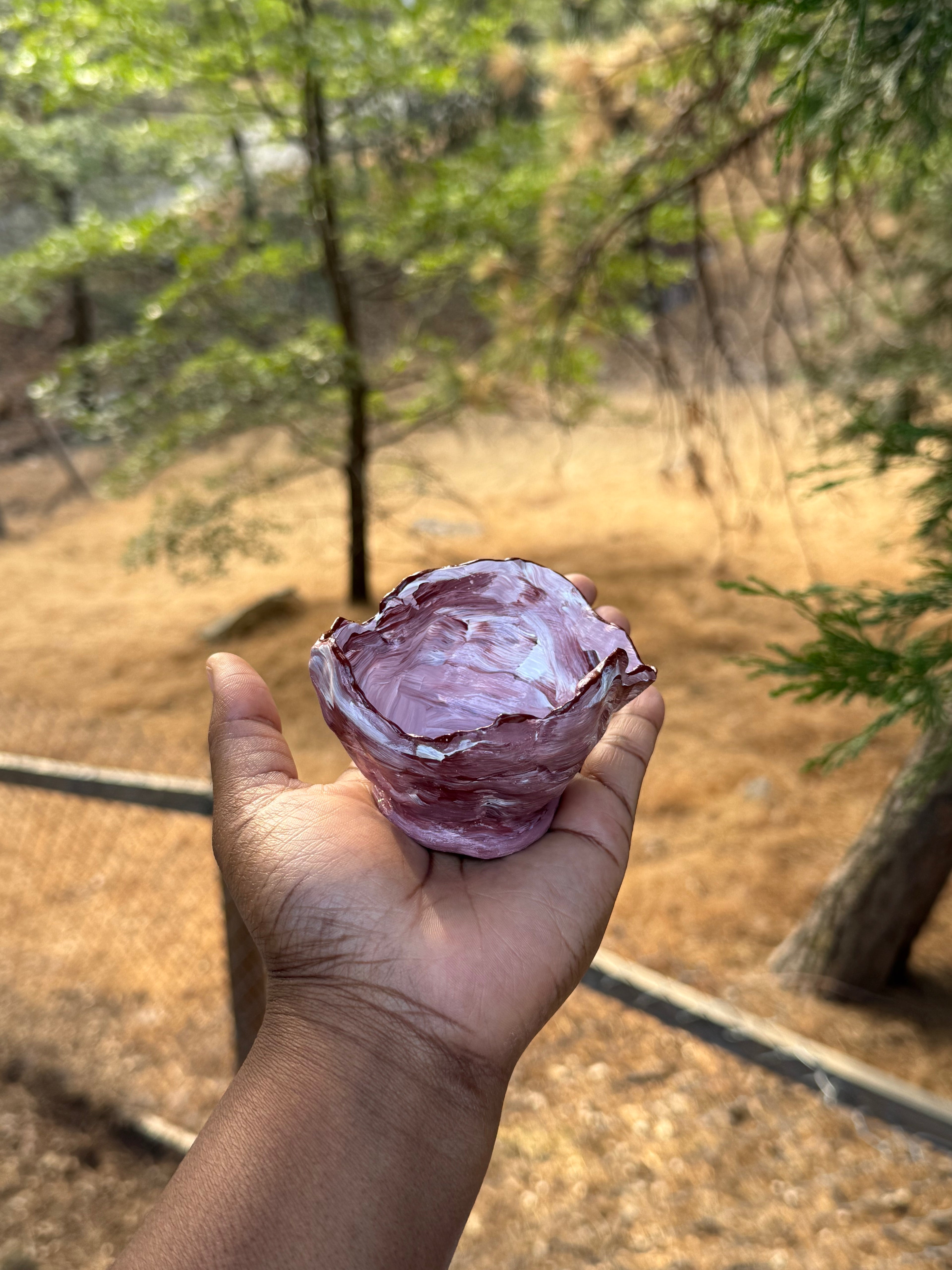 Handmade Decorative Ceramic Trinket Bowl