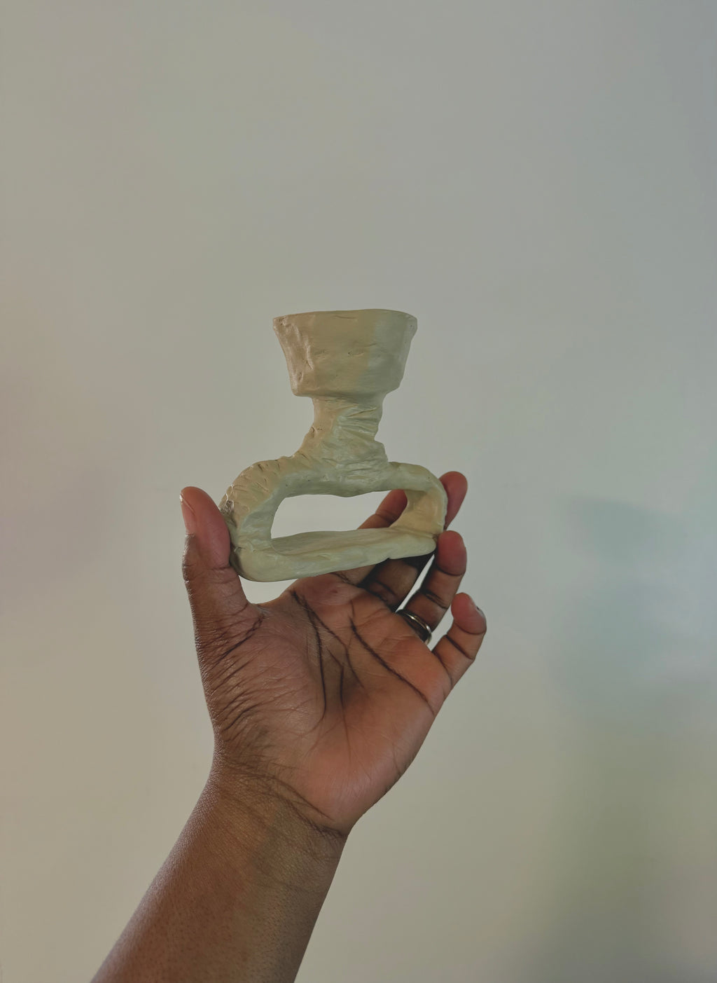 Organic Form III Sculptural Pedestal Bowl