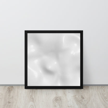 Milky Ripples Framed Canvas Print - Mireille Fine Art