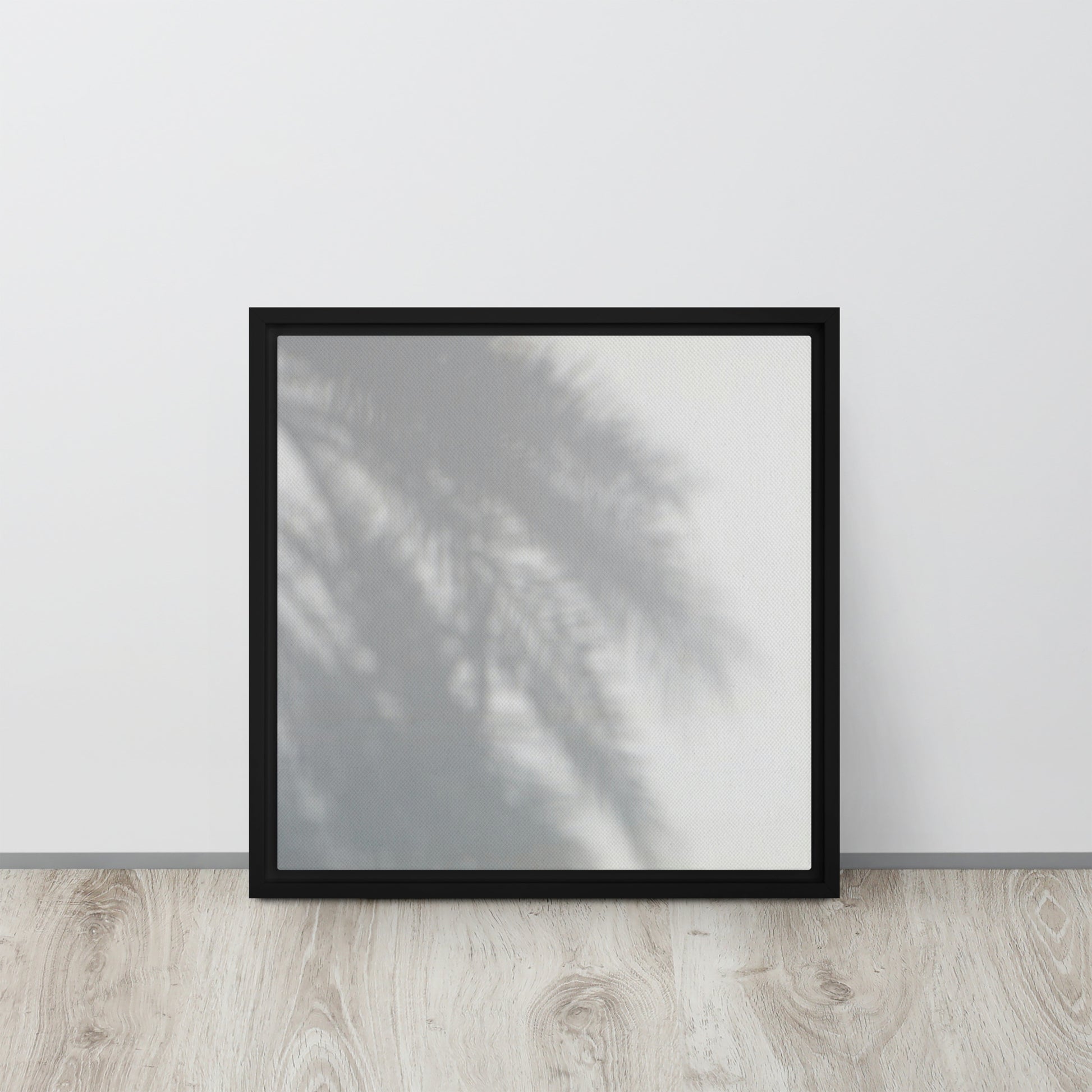 Mireille Fine Art, anstract palm tree art on floater canvas frames with hassle-free hanging