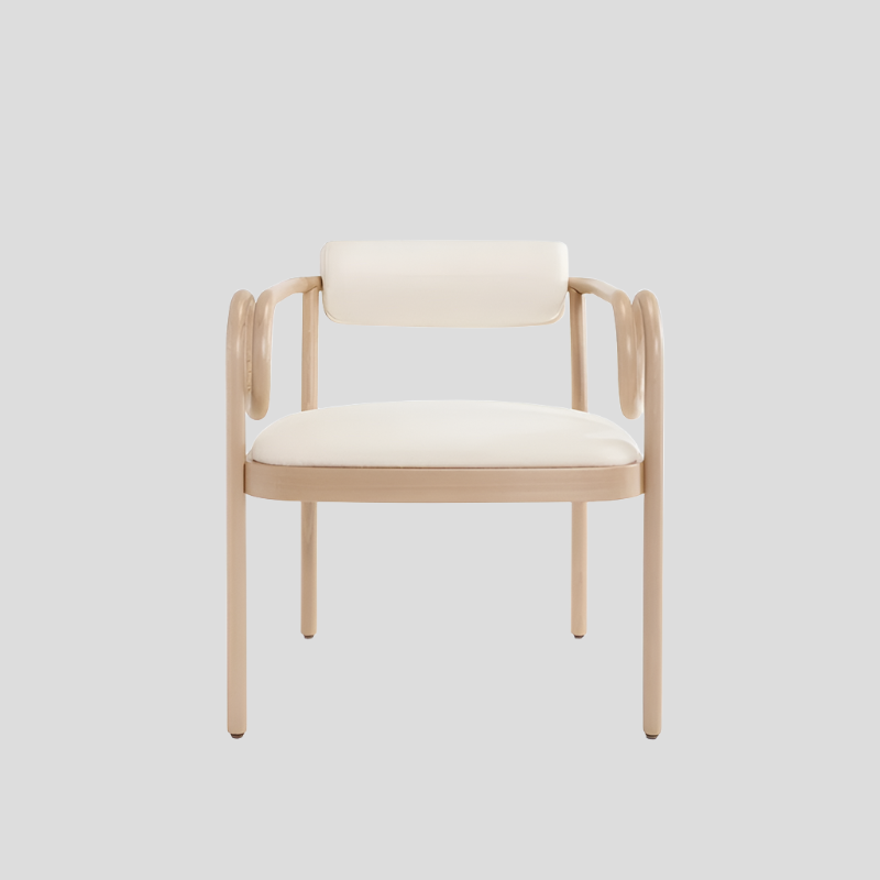 mid-century french modern dining chair white, Mireille Fine Art 