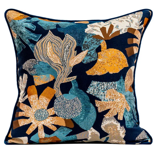 Mireille Fine Art, Throw pillow cover floral embroidered case 