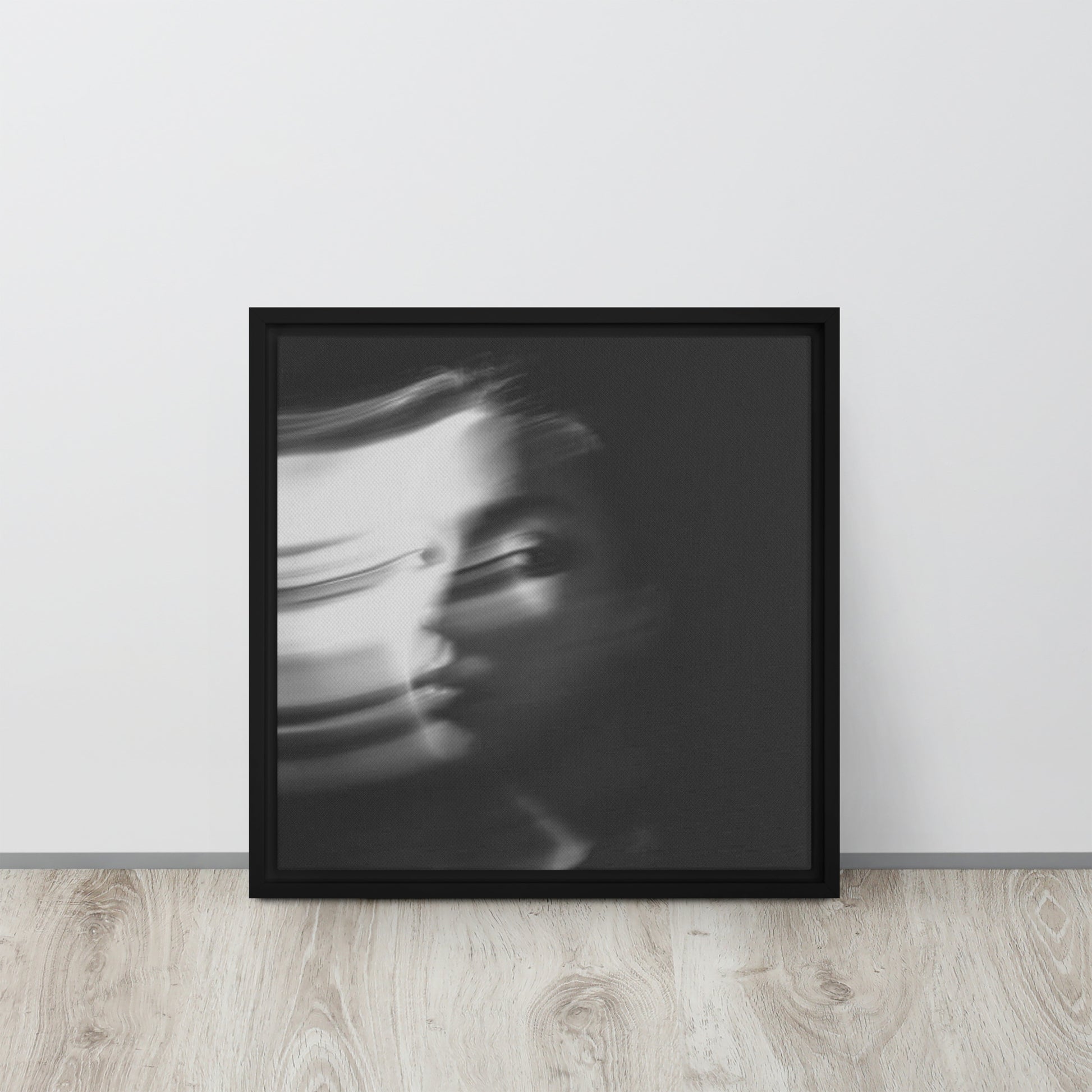 Silent Lady Framed Canvas Print - Mireille Fine Art