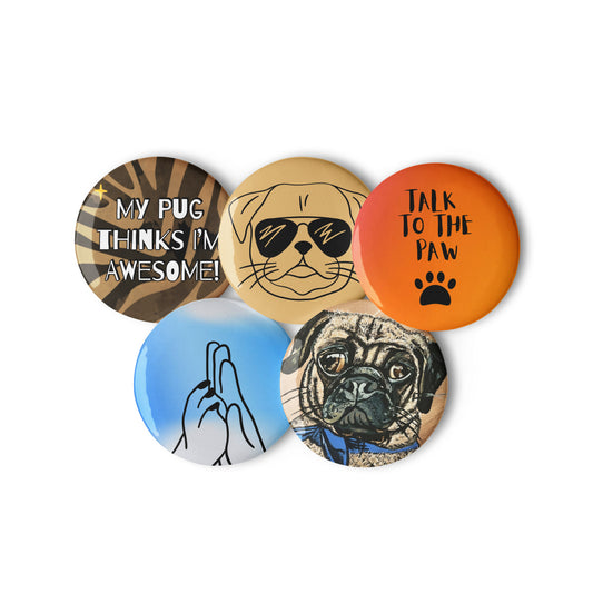 Mireille Fine Art, Pinback buttons, dog pins, custom Pinback buttons, Pinback buttons for backpacks, Pinback buttons for clothing 