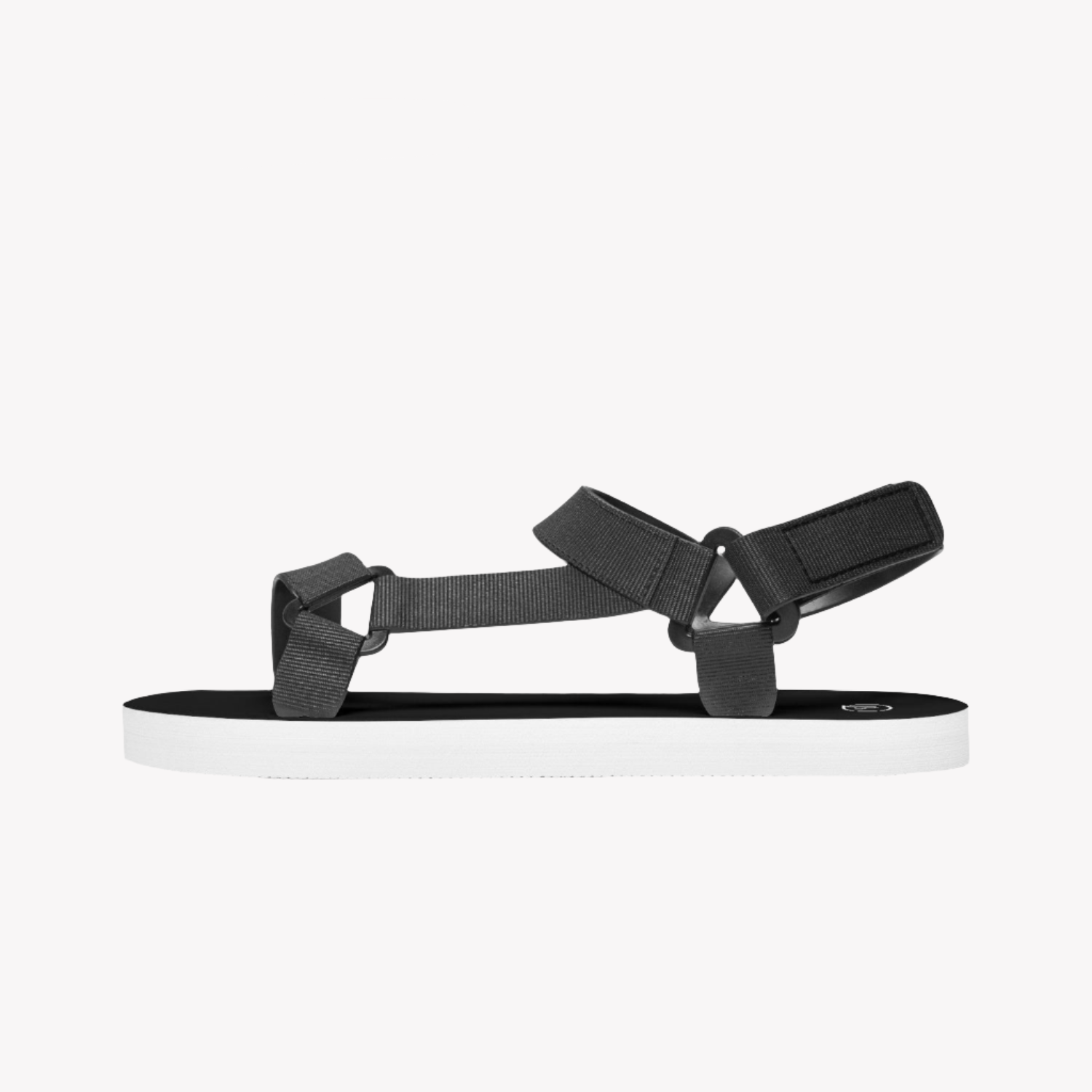 Humble Sportswear, women's black strappy slingback sandals 