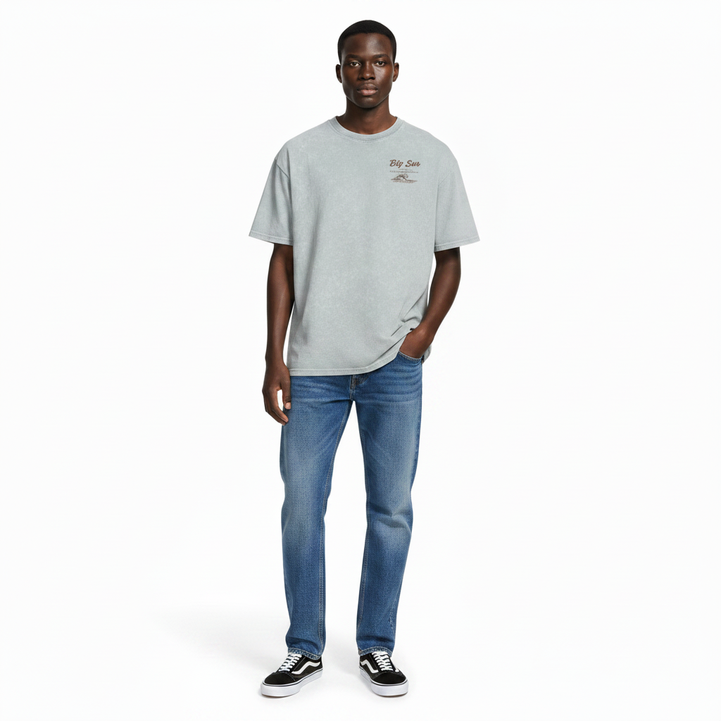 Big Sur California Washed Oversized T-Shirt