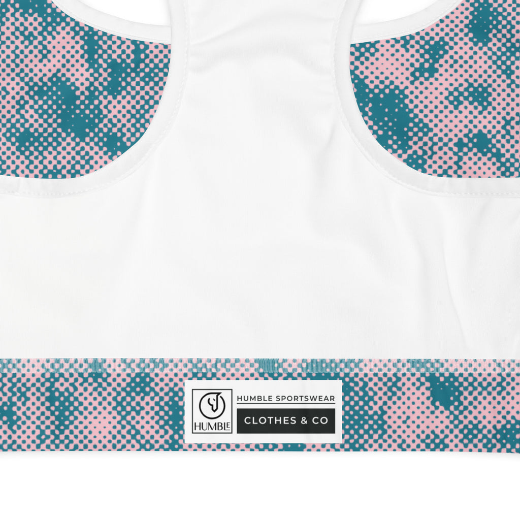 Stretch performance fabric sports bra