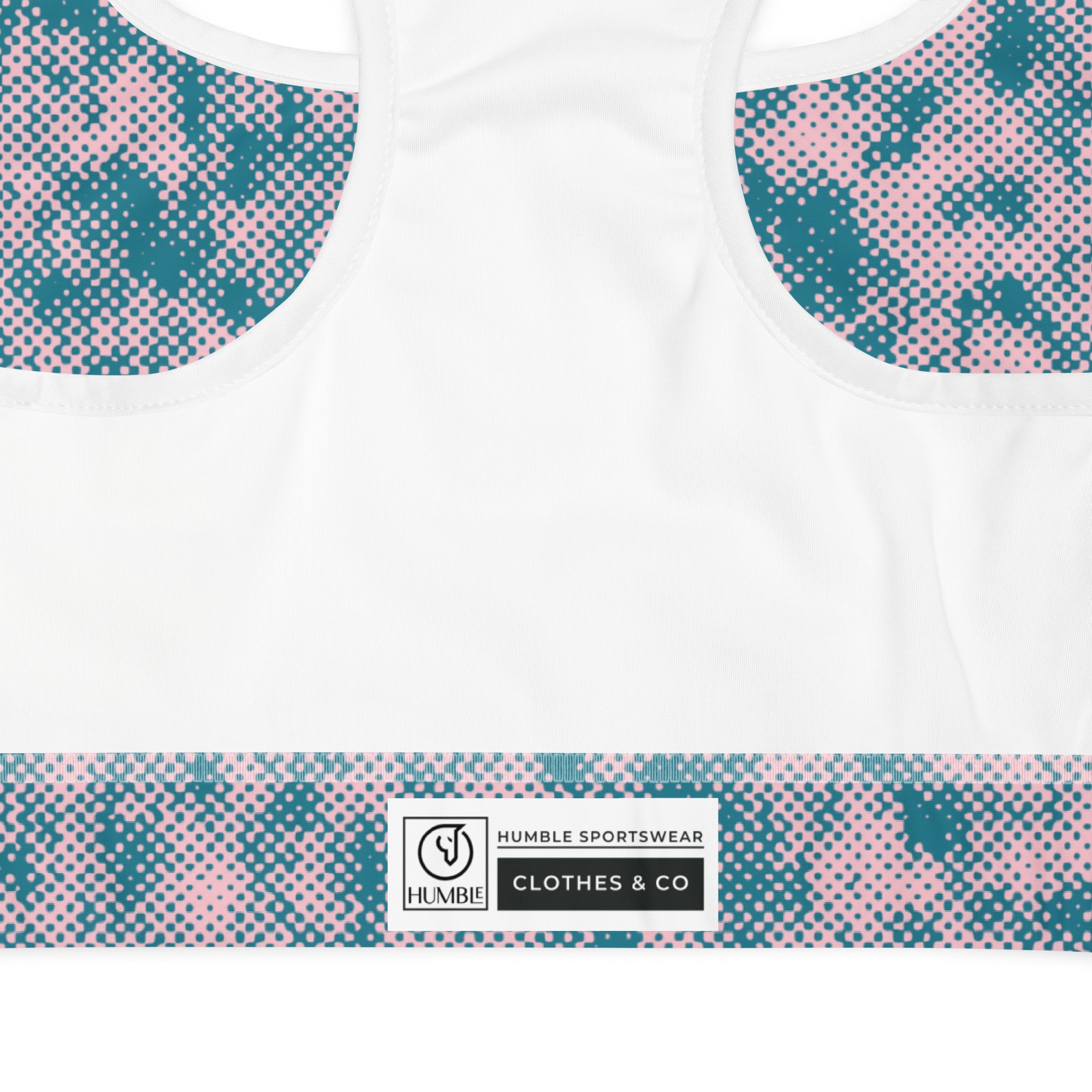 Stretch performance fabric sports bra