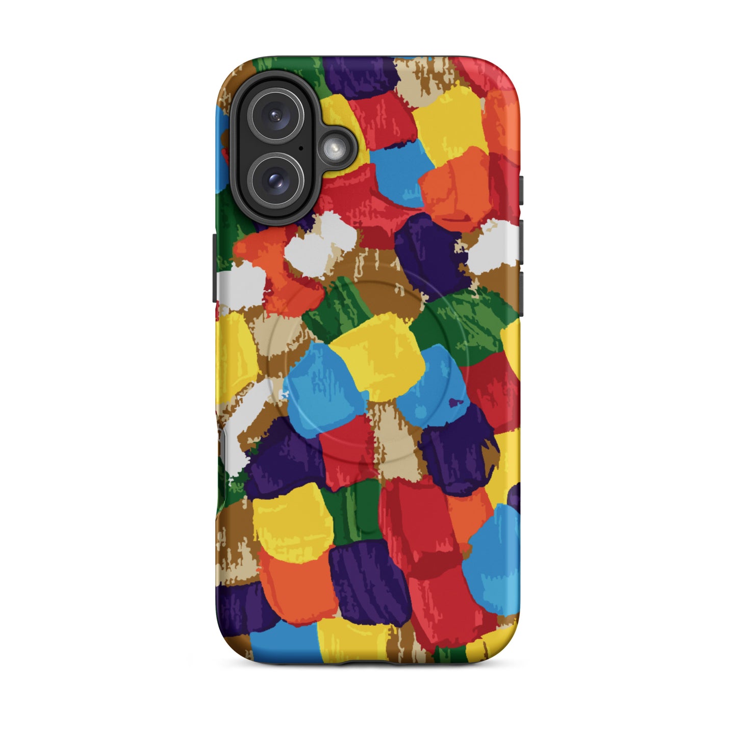 abstract modern iPhone 16 plus MagSafe case 