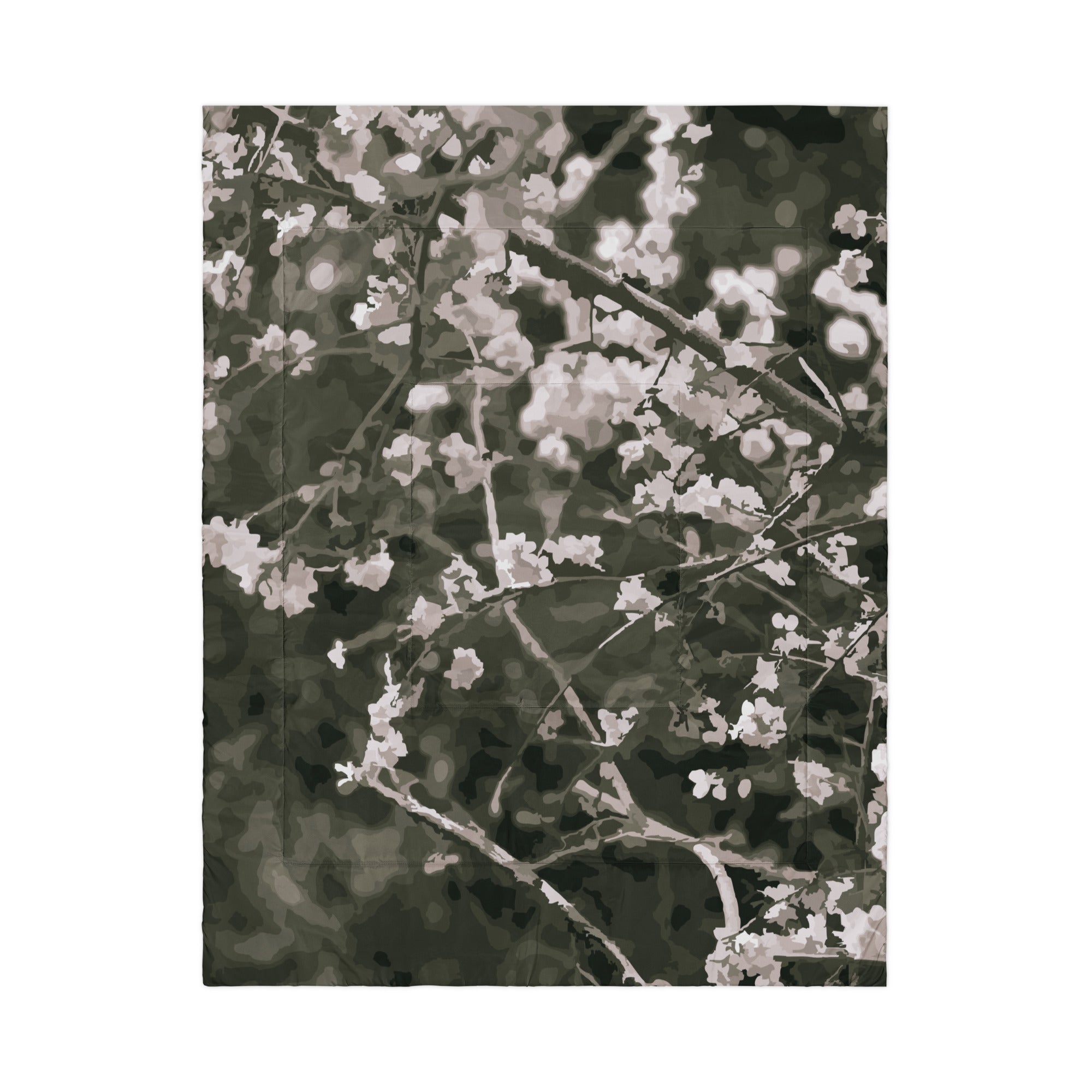 twin size abstract flower bedding comforter